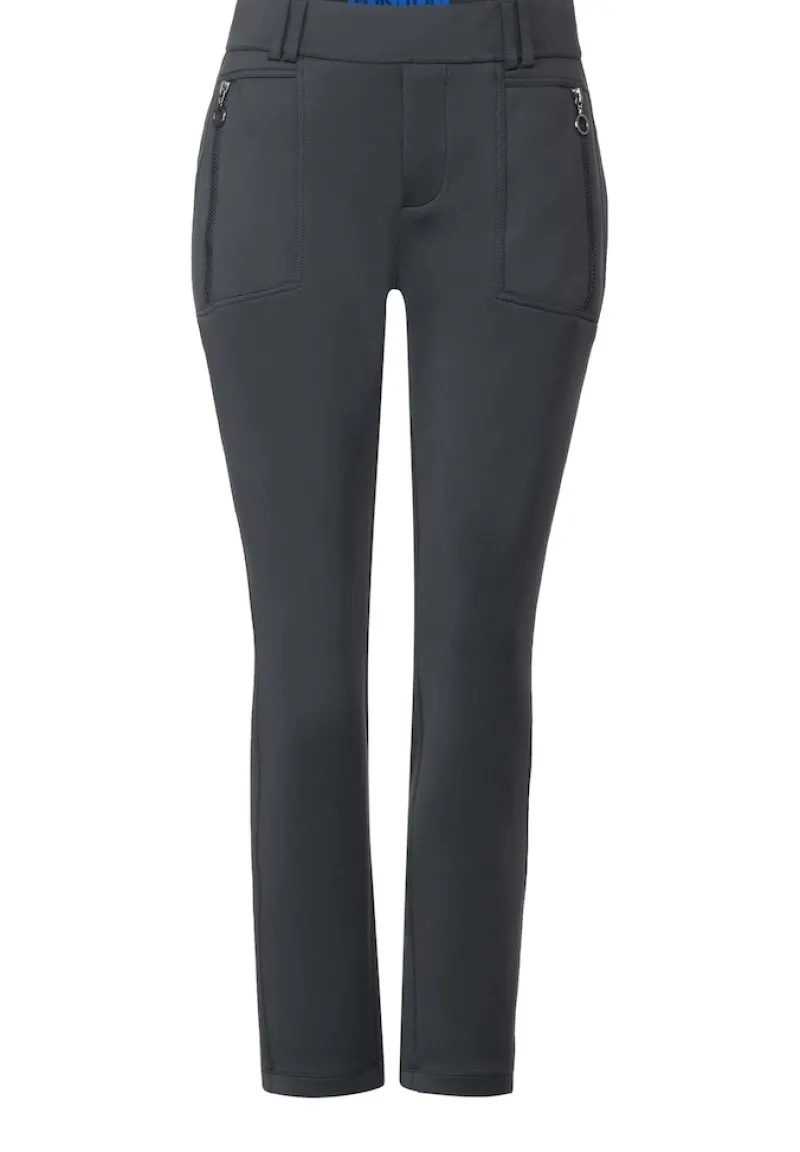 Street One Hosen*Loose Fit Joggpants dark stone grey