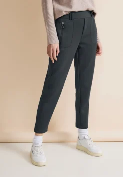 Street One Hosen*Loose Fit Joggpants dark stone grey