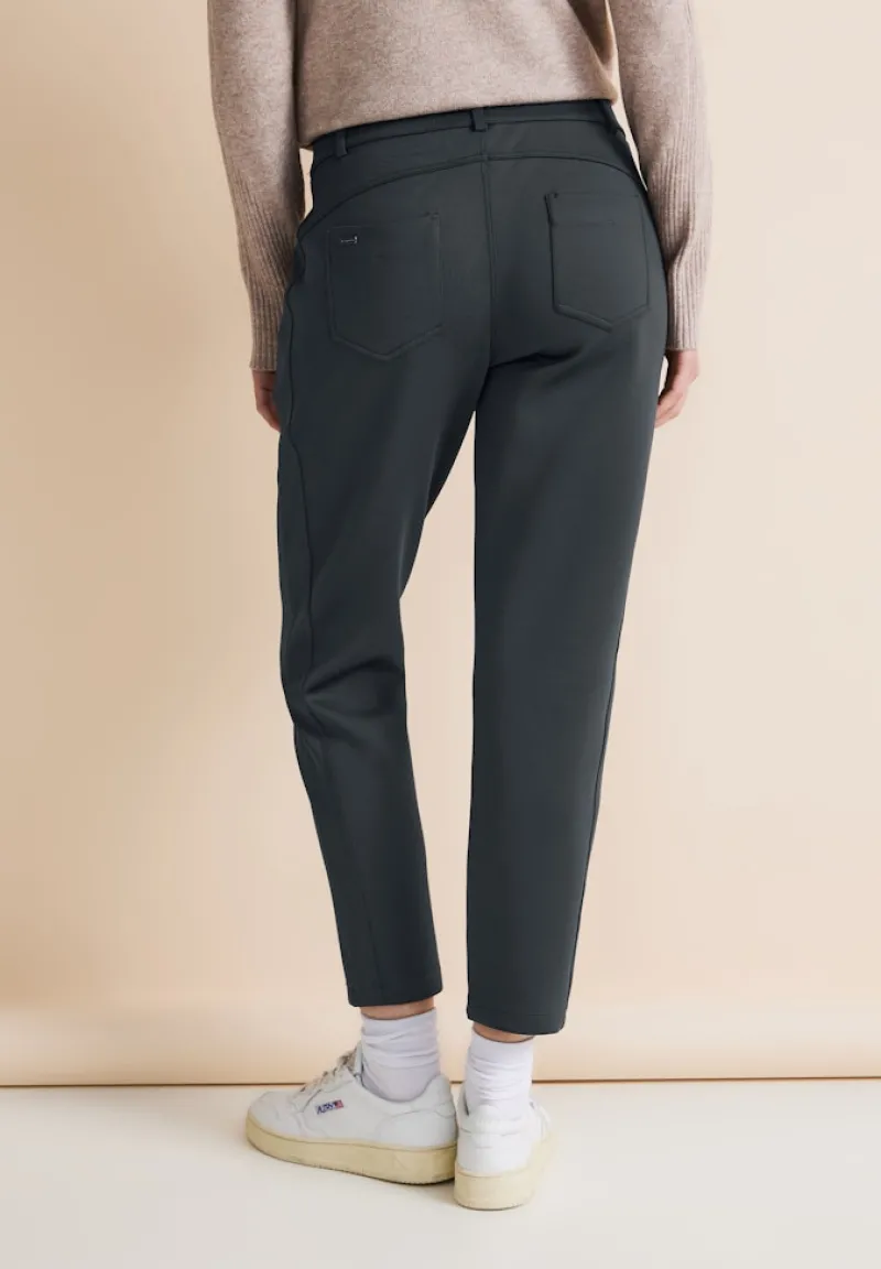 Street One Hosen*Loose Fit Joggpants dark stone grey