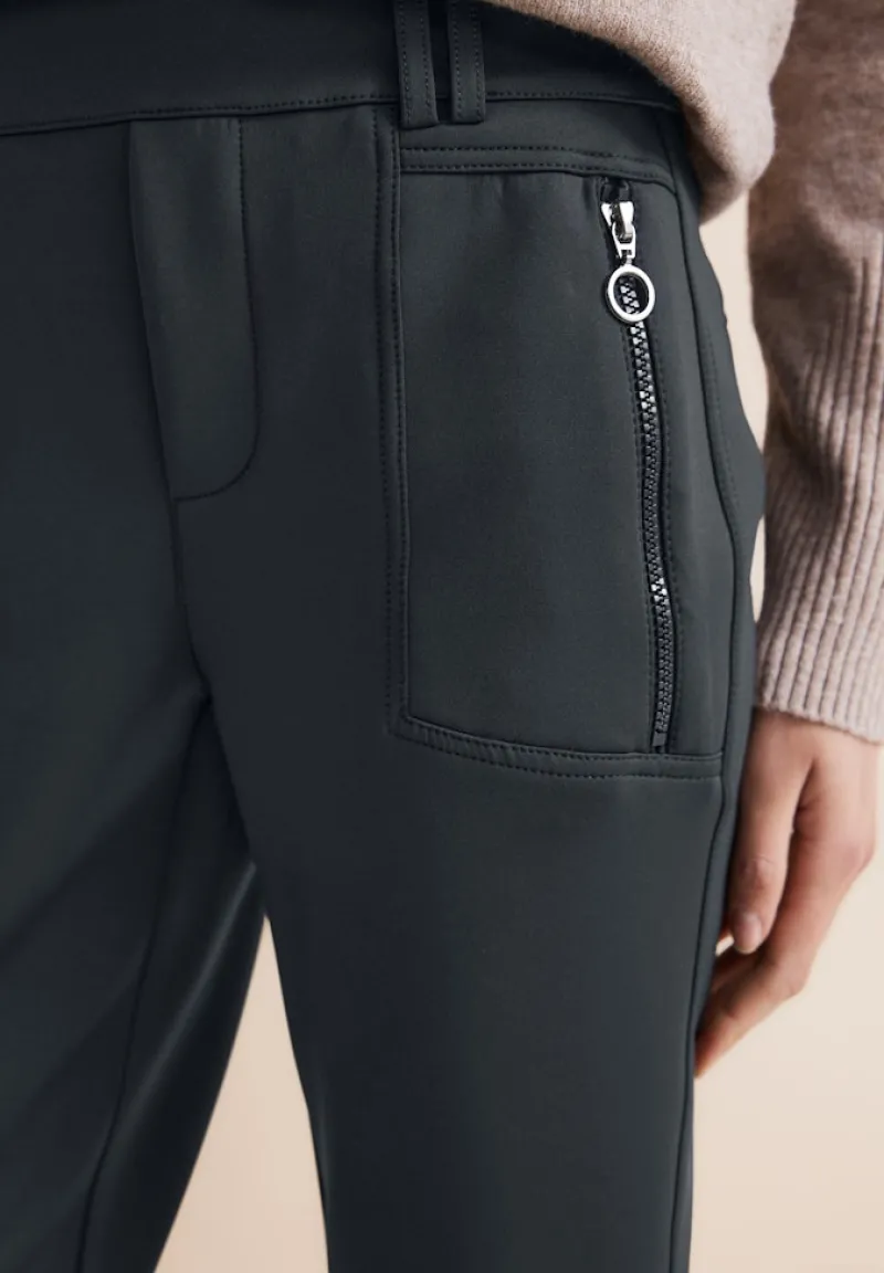 Street One Hosen*Loose Fit Joggpants dark stone grey