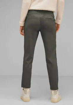 Street One Hosen*Loose Fit Joggpants greyish atlantic green