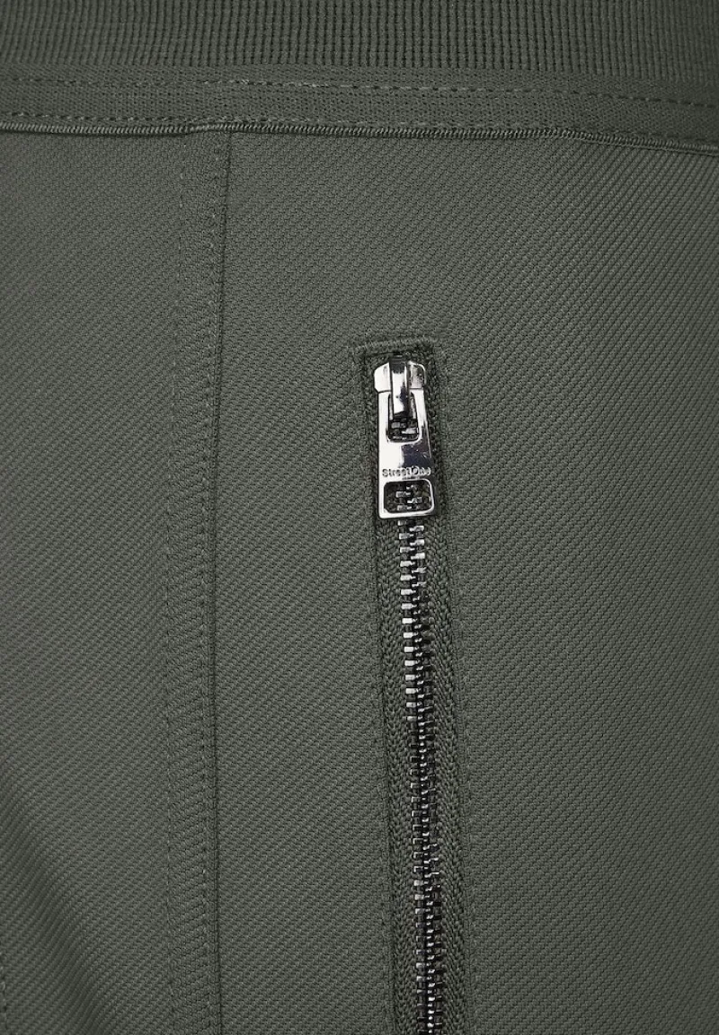 Street One Hosen*Loose Fit Joggpants greyish atlantic green