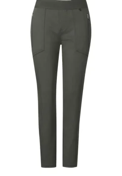 Street One Hosen*Loose Fit Joggpants greyish atlantic green