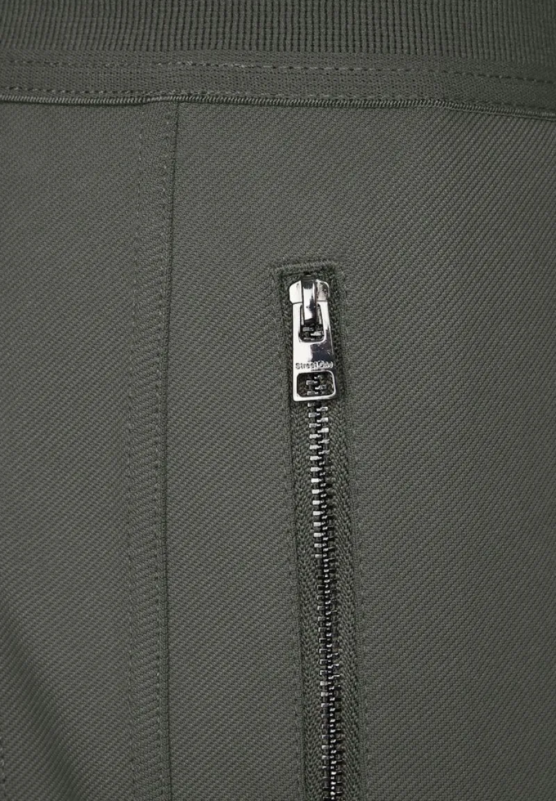 Street One Hosen*Loose Fit Joggpants greyish atlantic green