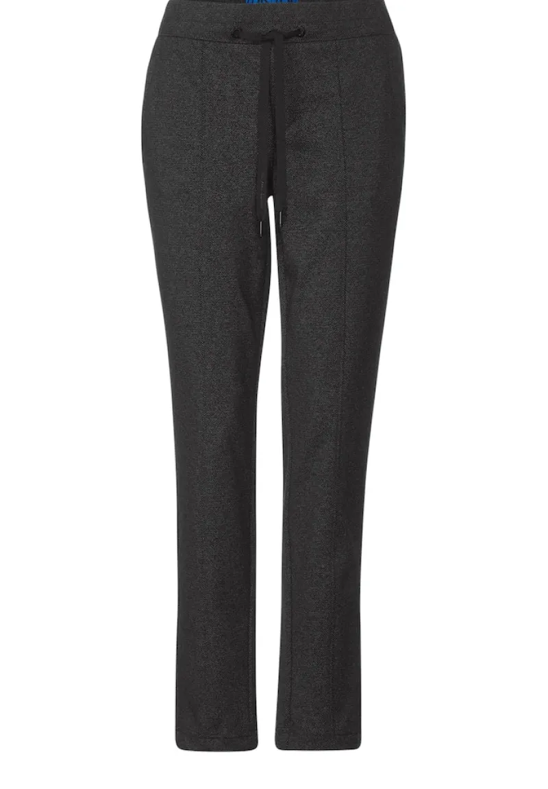 Street One Hosen*Loose Fit Joggpants salt and pepper grey