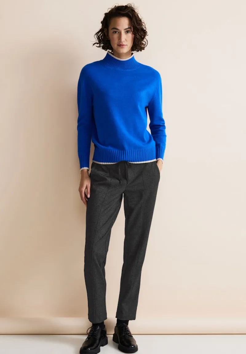 Street One Hosen*Loose Fit Joggpants salt and pepper grey