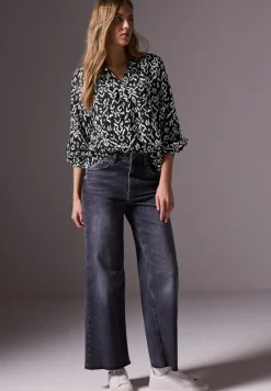 STREET ONE STUDIO Blusen*Loose Fit Raglan Bluse Black