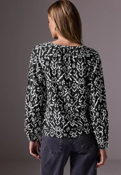 STREET ONE STUDIO Blusen*Loose Fit Raglan Bluse Black