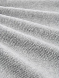 Tom Tailor Pullover & Sweatshirts*Loose Fit Strickpullover mit Stehkragen medium silver grey melange
