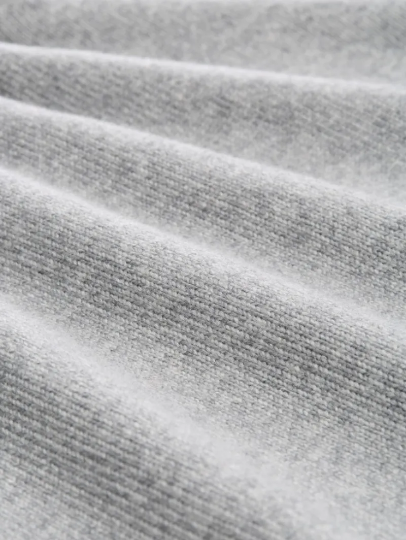 Tom Tailor Pullover & Sweatshirts*Loose Fit Strickpullover mit Stehkragen medium silver grey melange