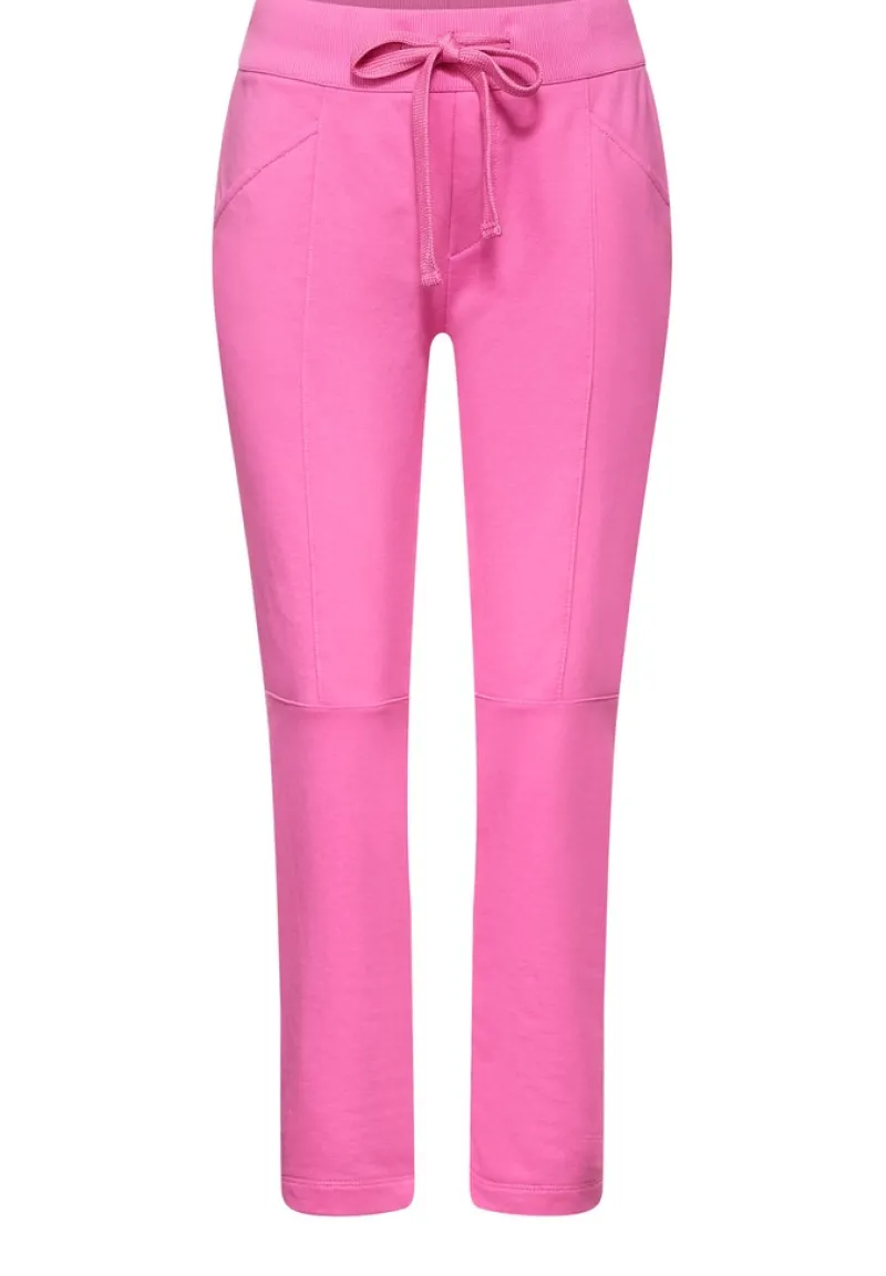 Street One Hosen*Loose Fit Sweathose intense poppy rose