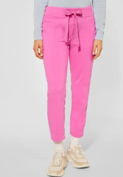 Street One Hosen*Loose Fit Sweathose intense poppy rose