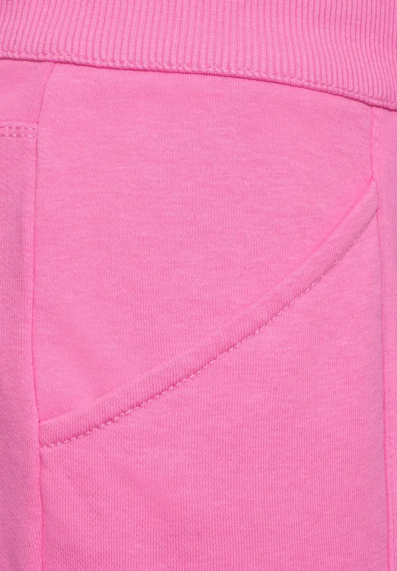 Street One Hosen*Loose Fit Sweathose intense poppy rose