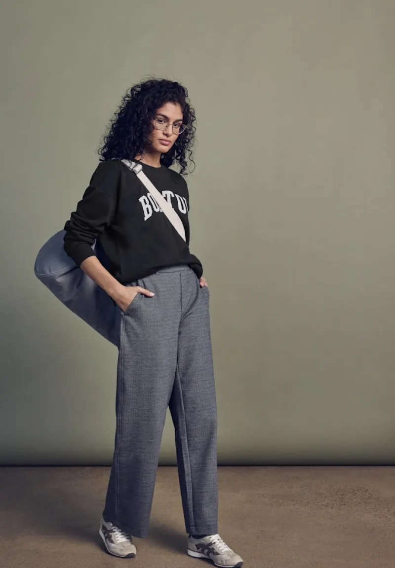 STREET ONE STUDIO Pullover & Sweatshirts*Loose Fit Sweatshirt Black