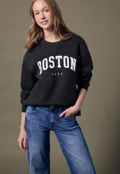 STREET ONE STUDIO Pullover & Sweatshirts*Loose Fit Sweatshirt Black