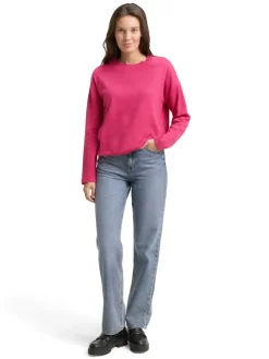 Tom Tailor Pullover & Sweatshirts*Loose Fit Sweatshirt cherry granita