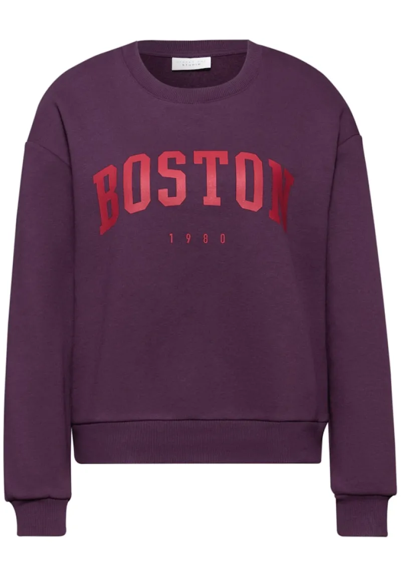 STREET ONE STUDIO Pullover & Sweatshirts*Loose Fit Sweatshirt royal plum