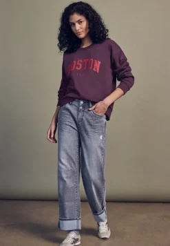 STREET ONE STUDIO Pullover & Sweatshirts*Loose Fit Sweatshirt royal plum