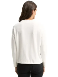 Tom Tailor Pullover & Sweatshirts*Loose Fit Sweatshirt whisper white