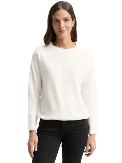 Tom Tailor Pullover & Sweatshirts*Loose Fit Sweatshirt whisper white