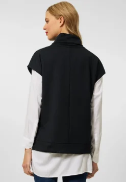 Street One Pullover & Sweatshirts*Loose Fit Sweatweste Black
