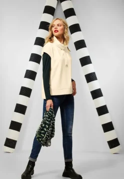 Street One Pullover & Sweatshirts*Loose Fit Sweatweste creamy beige