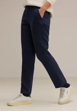Street One Hosen*Loose Fit Twillhose deep blue