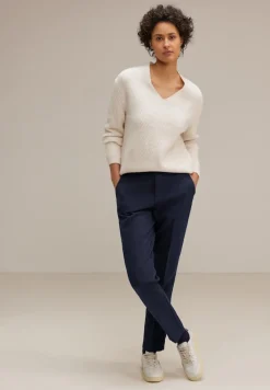 Street One Hosen*Loose Fit Twillhose deep blue