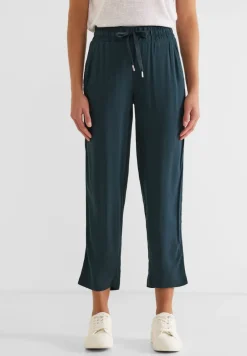 Street One Hosen*Loose Fit Viskose Hose cool vintage green