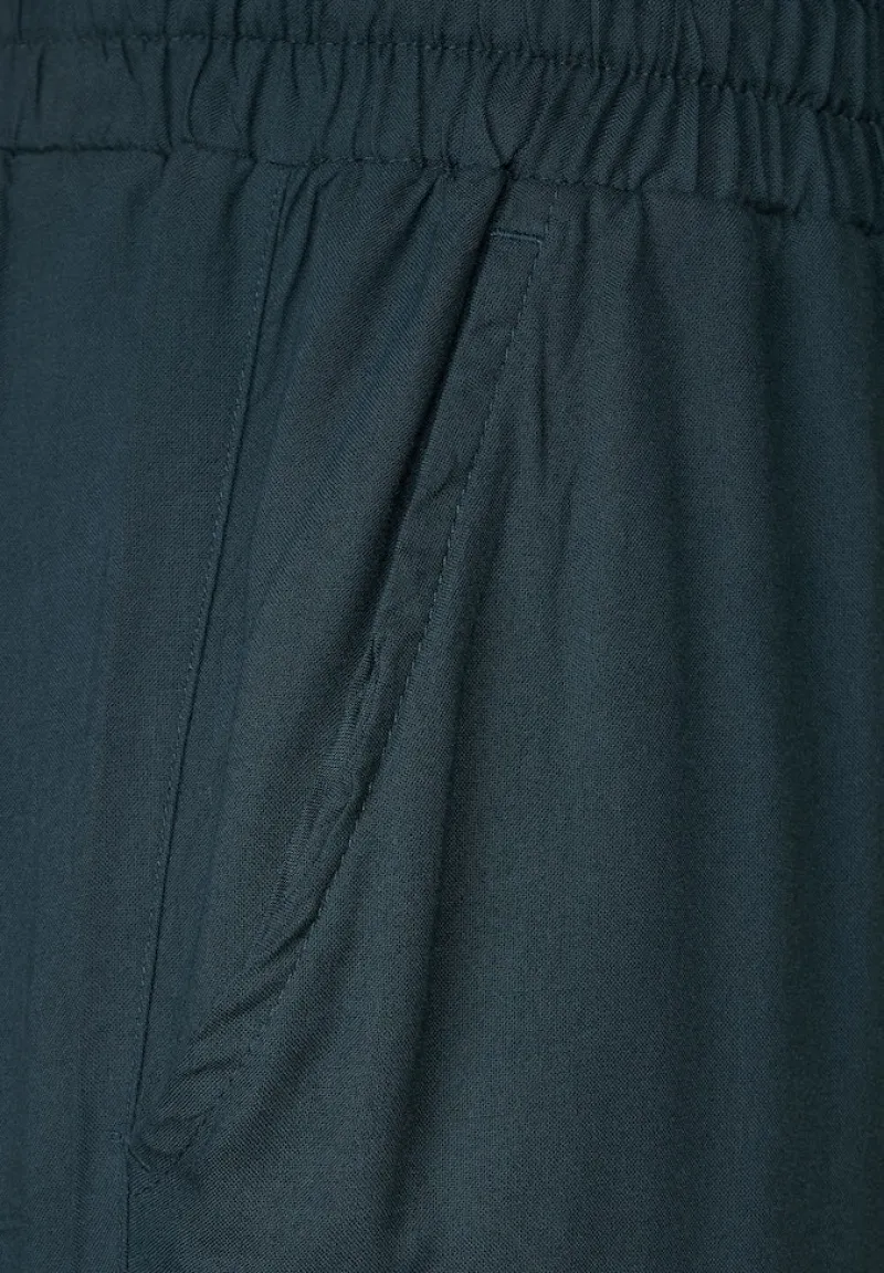 Street One Hosen*Loose Fit Viskose Hose cool vintage green