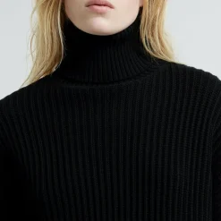 G-star Raw Pullover & Sweatshirts*Loose turtle knit wmn dk black