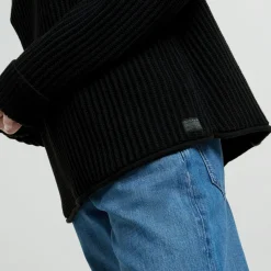 G-star Raw Pullover & Sweatshirts*Loose turtle knit wmn dk black