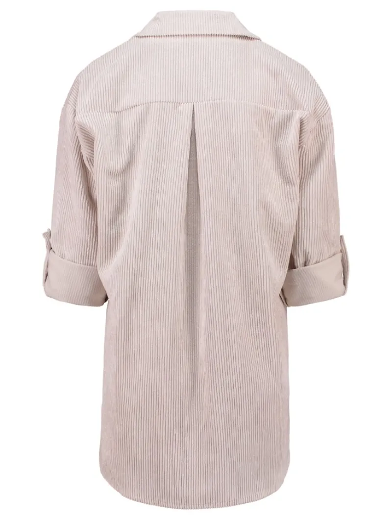 Hailys Blusen*LS P BL Ro44bina cream