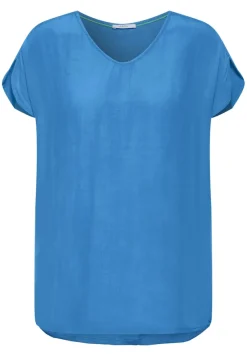 Cecil Blusen*Luftige Viskose Bluse Azure Blue