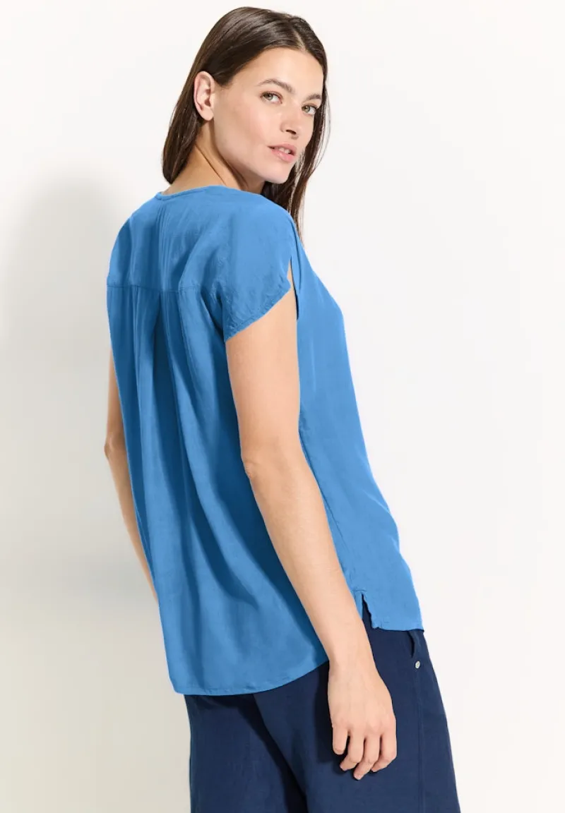 Cecil Blusen*Luftige Viskose Bluse Azure Blue