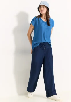 Cecil Blusen*Luftige Viskose Bluse Azure Blue