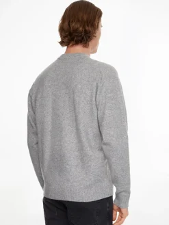 Calvin Klein Pullover & Sweatshirts*LYCRA BLEND COMFORT FIT SWEATER light grey heather