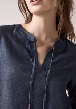 Cecil Blusen*Lyocell-Bluse dark blue wash