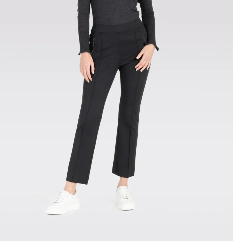 MAC Hosen*JEANS - AMORA KICK, Stretch ribbon Schwarz