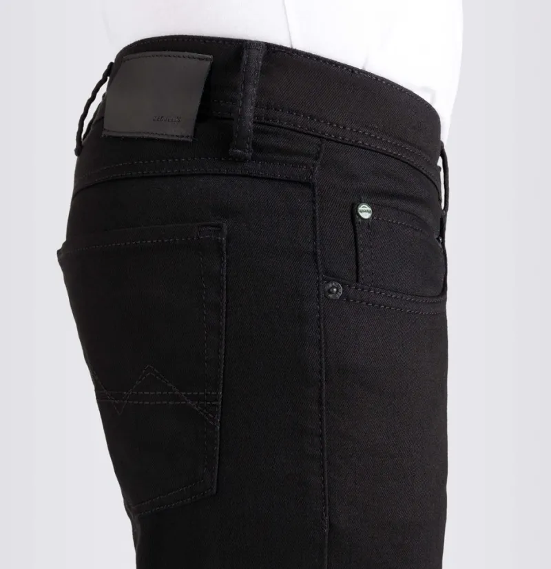 MAC Jeans|Big Boys*JEANS - Arne, Black Stretch Denim Schwarz