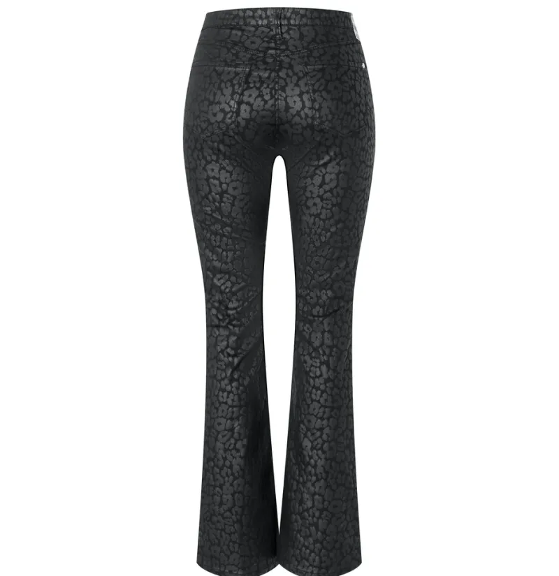 MAC Hosen*JEANS - BOOT, Coated cotton tencel Schwarz