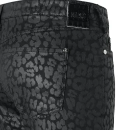 MAC Hosen*JEANS - BOOT, Coated cotton tencel Schwarz