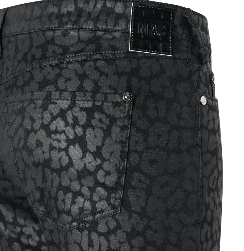 MAC Hosen*JEANS - BOOT, Coated cotton tencel Schwarz