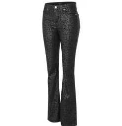 MAC Hosen*JEANS - BOOT, Coated cotton tencel Schwarz