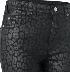 MAC Hosen*JEANS - BOOT, Coated cotton tencel Schwarz