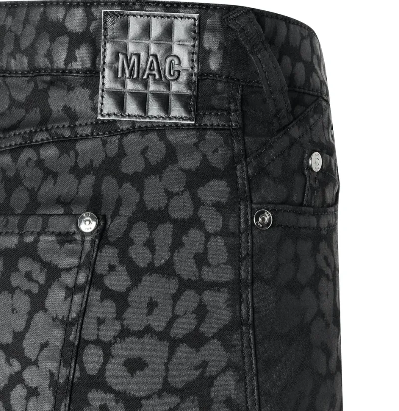 MAC Hosen*JEANS - BOOT, Coated cotton tencel Schwarz