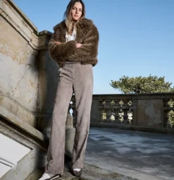 MAC Hosen*JEANS - CHIARA, Fluid corduroy braun2