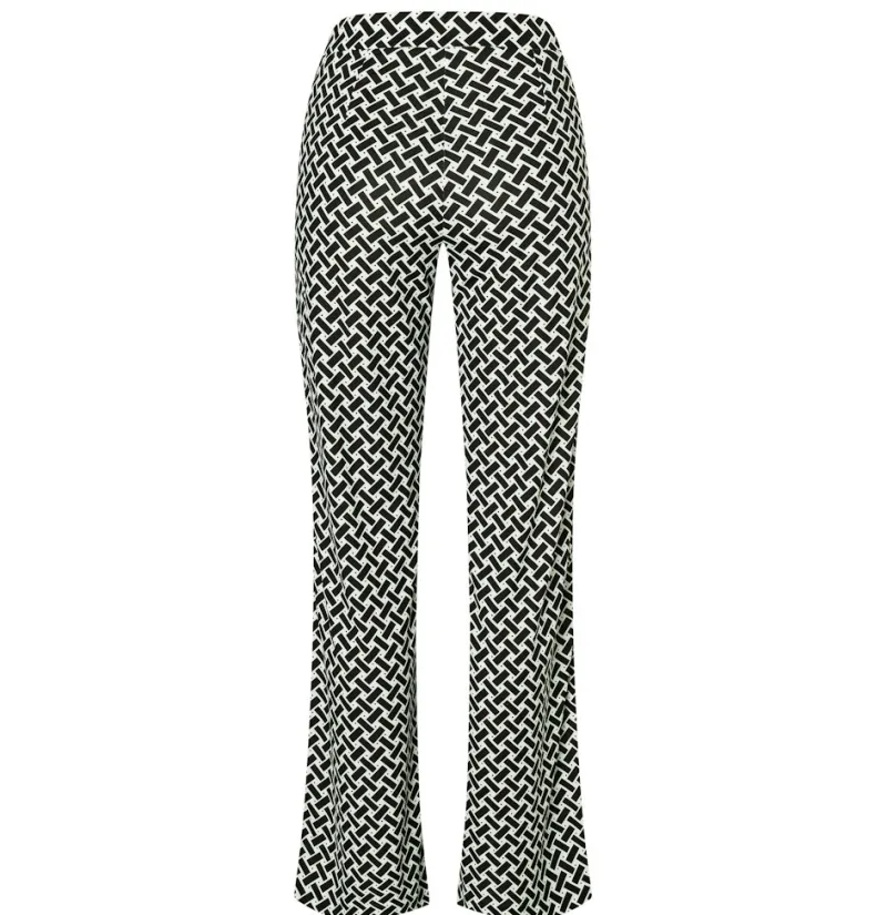 MAC Hosen*JEANS - CHIARA, Jersey print Schwarz
