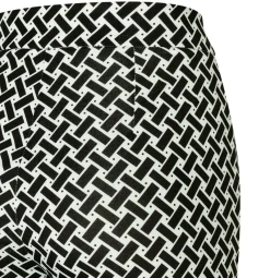 MAC Hosen*JEANS - CHIARA, Jersey print Schwarz