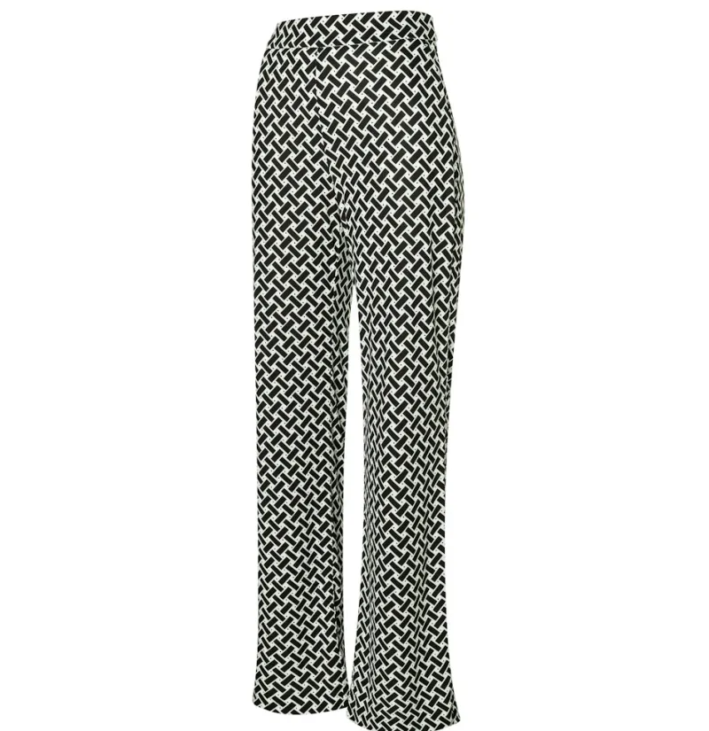 MAC Hosen*JEANS - CHIARA, Jersey print Schwarz